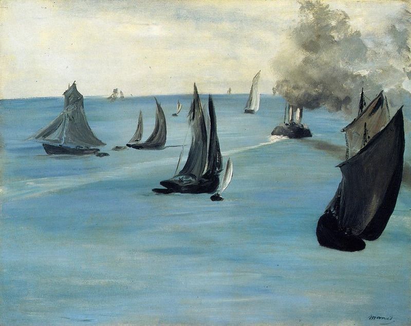 Edouard Manet Steamboat